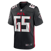 Atlanta Falcons Matthew Bergeron Nike Black Team Game Jersey