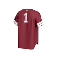 #1 UChicago Maroons GameDay Greats Lightweight Collegiate Baseball Fashion Jersey - Maroon