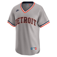 Detroit Tigers Nike Gray Cooperstown Collection Limited Jersey