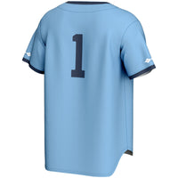 #1 North Carolina Tar Heels GameDay Greats Lightweight Baseball Jersey - Carolina Blue