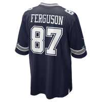 Dallas Cowboys Jake Ferguson Nike Navy Team Game Jersey