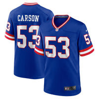 New York Giants Harry Carson Nike Royal Retired Player Alternate Game Jersey