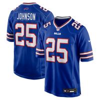 Buffalo Bills Ty Johnson Nike Royal Team Game Jersey