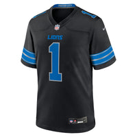 Detroit Lions Jameson Williams Nike Black Alternate Game Player Jersey