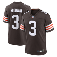 Cleveland Browns Marquise Goodwin Nike Brown Team Game Jersey