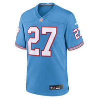 Tennessee Titans Eddie George Nike Light Blue Retired Player Alternate Game Jersey