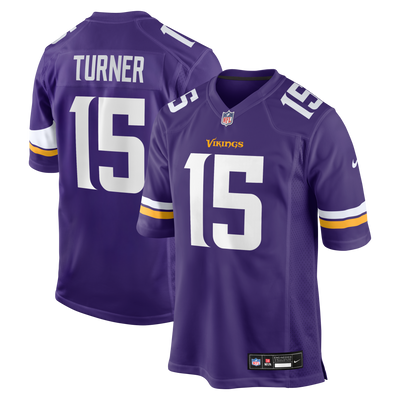 Minnesota Vikings Dallas Turner Nike Purple Player Game Jersey