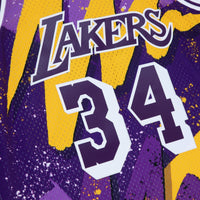 Los Angeles Lakers Mitchell & Ness Shaquille O'Neal 1996 Hyper Hoops Swingman Jersey - Dark Purple