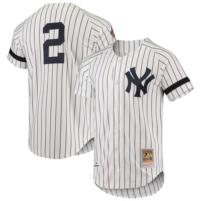 New York Yankees Mitchell & Ness White Cooperstown Collection 1996 Authentic Home Jersey