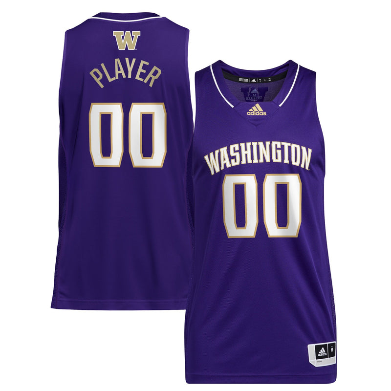 Washington Huskies adidas Pick-A-Player NIL Basketball Jersey - Purple