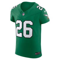Philadelphia Eagles Saquon Barkley Nike Kelly Green Alternate Vapor F.U.S.E. Elite Jersey