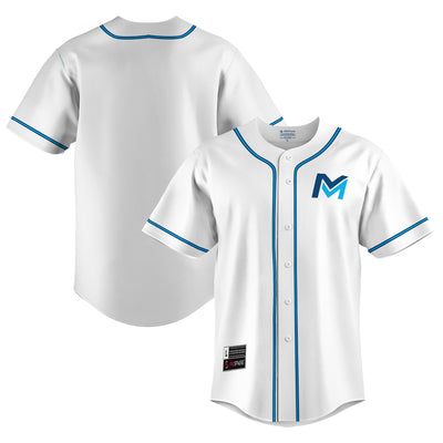Mid Michigan College GameDay Greats Lightweight Baseball Jersey - White
