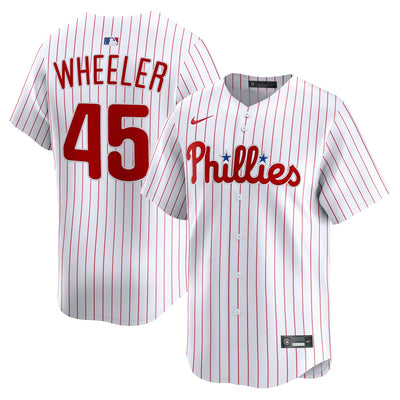 Philadelphia Phillies Zack Wheeler Nike White Home Limited Player Jersey