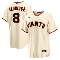 San Francisco Giants Bryce Eldridge Nike Cream Home Replica Jersey