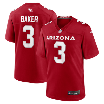 Arizona Cardinals Budda Baker Nike Cardinal Game Player Jersey