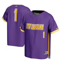 #1 ECU Pirates GameDay Greats Lightweight Baseball Jersey - Purple