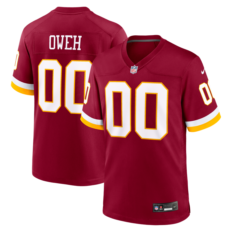 Washington Commanders Odafe Oweh Nike Burgundy Game Jersey