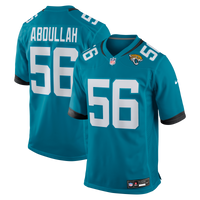 Jacksonville Jaguars Yasir Abdullah Nike Teal Team Game Jersey