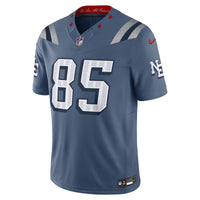 New England Patriots Hunter Henry Nike Storm Blue 2025 Rivalries Collection Stitched Limited Jersey