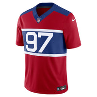 New York Giants Dexter Lawrence II Nike Century Red Alternate Vapor F.U.S.E. Limited Jersey