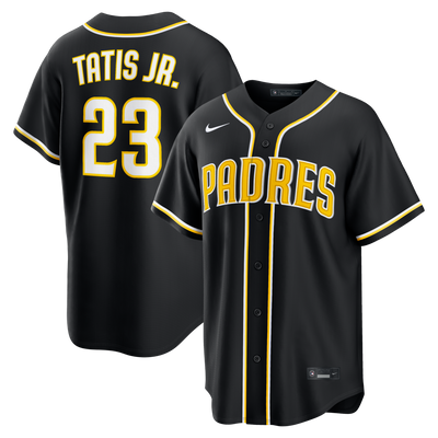 San Diego Padres Fernando Tatis Jr. Nike Fashion Replica Black Out Jersey