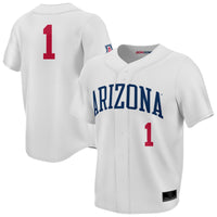 Arizona Wildcats GameDay Greats Lightweight Collegiate Baseball Fashion Jersey - White