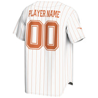 Texas Longhorns GameDay Greats NIL Pick-A-Player Lightweight Baseball Jersey - White