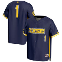 #1 Cal Bears GameDay Greats Lightweight Baseball Jersey - Navy