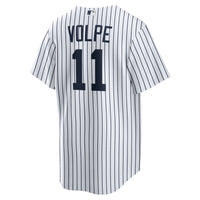 New York Yankees Anthony Volpe Nike White Home Replica Player Jersey