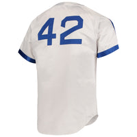 Brooklyn Dodgers Jackie Robinson Mitchell & Ness Gray Cooperstown Collection Authentic Jersey