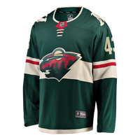 Minnesota Wild Quinn Hughes Fanatics Green Home Breakaway Jersey
