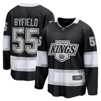 Los Angeles Kings Quinton Byfield Fanatics Black Home Breakaway Jersey