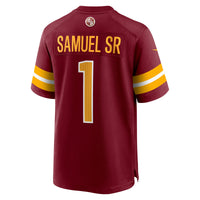 Washington Commanders Deebo Samuel Sr Nike Burgundy Game Player Jersey