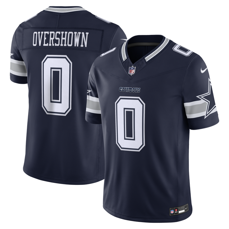 Dallas Cowboys DeMarvion Overshown Nike Navy Team Vapor F.U.S.E. Stitched Limited Jersey