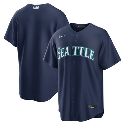 Seattle Mariners Nike Navy Road Replica Jersey