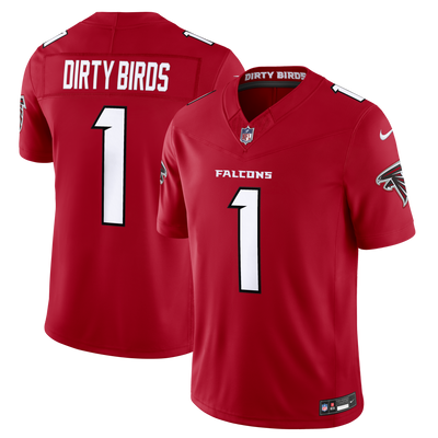 Atlanta Falcons Dirty Birds Nike Red Team Vapor F.U.S.E. Stitched Limited Jersey