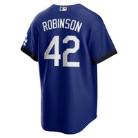 Los Angeles Dodgers Jackie Robinson Nike Royal City Connect Replica Player Jersey