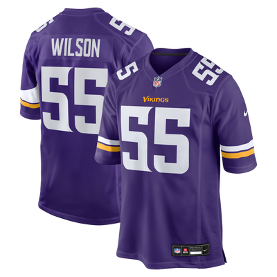 Minnesota Vikings Eric Wilson Nike Purple Team Game Jersey