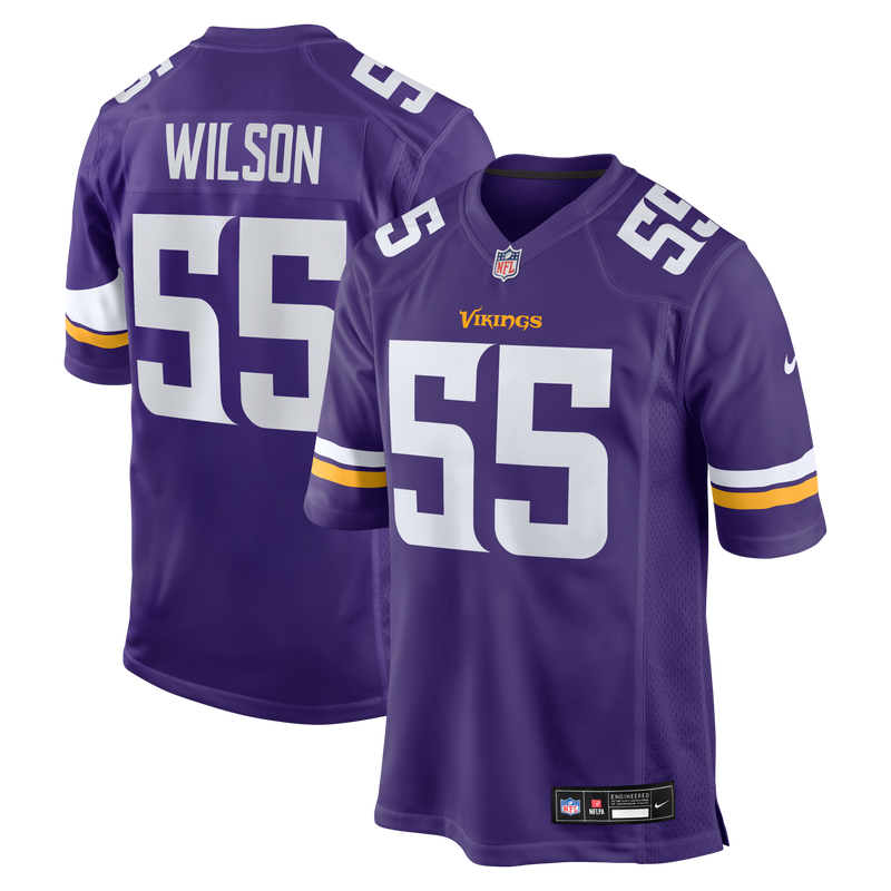 Minnesota Vikings Eric Wilson Nike Purple Team Game Jersey