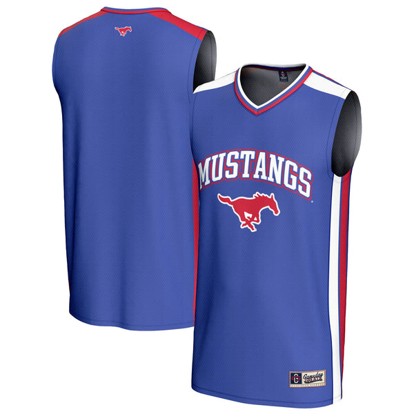 SMU Mustangs GameDay Greats Basketball Jersey - Royal