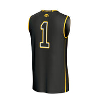 Iowa Hawkeyes GameDay Greats Lightweight Collegiate Basketball Fashion Jersey - Black