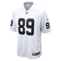 Las Vegas Raiders Brock Bowers Nike White Game Jersey