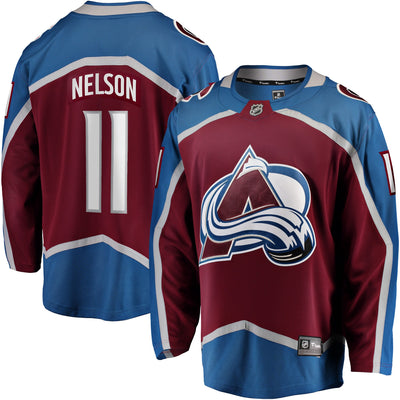 Colorado Avalanche Brock Nelson Fanatics Burgundy Home Breakaway Jersey