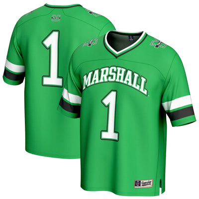 #1 Marshall Thundering Herd GameDay Greats Lightweight Collegiate Football Fashion Jersey - Kelly Green