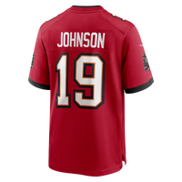 Tampa Bay Buccaneers Keyshawn Johnson Nike Red Game Retired Player Jersey