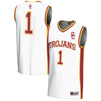 #1 USC Trojans GameDay Greats Lightweight Basketball Jersey - White