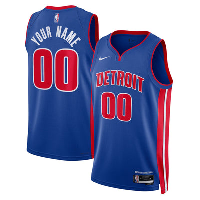 Detroit Pistons Nike Icon Swingman Jersey - Custom