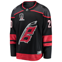 Carolina Hurricanes Sebastian Aho Fanatics Black 2026 Stanley Cup Champions Home Breakaway Jersey