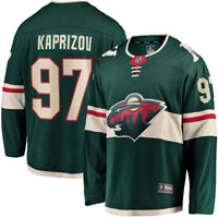 Minnesota Wild Kirill Kaprizov Fanatics Green Home Breakaway Replica Jersey