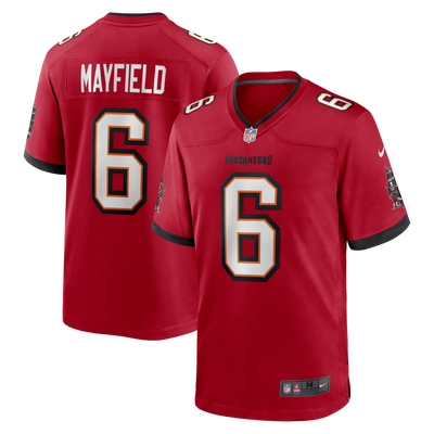 Tampa Bay Buccaneers Baker Mayfield Nike Red Team Game Jersey